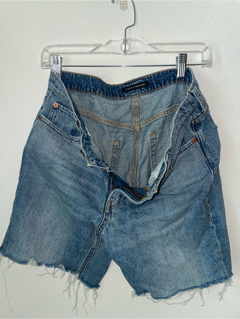 Lucky Brand Faded Blue Cutoff Denim Shorts